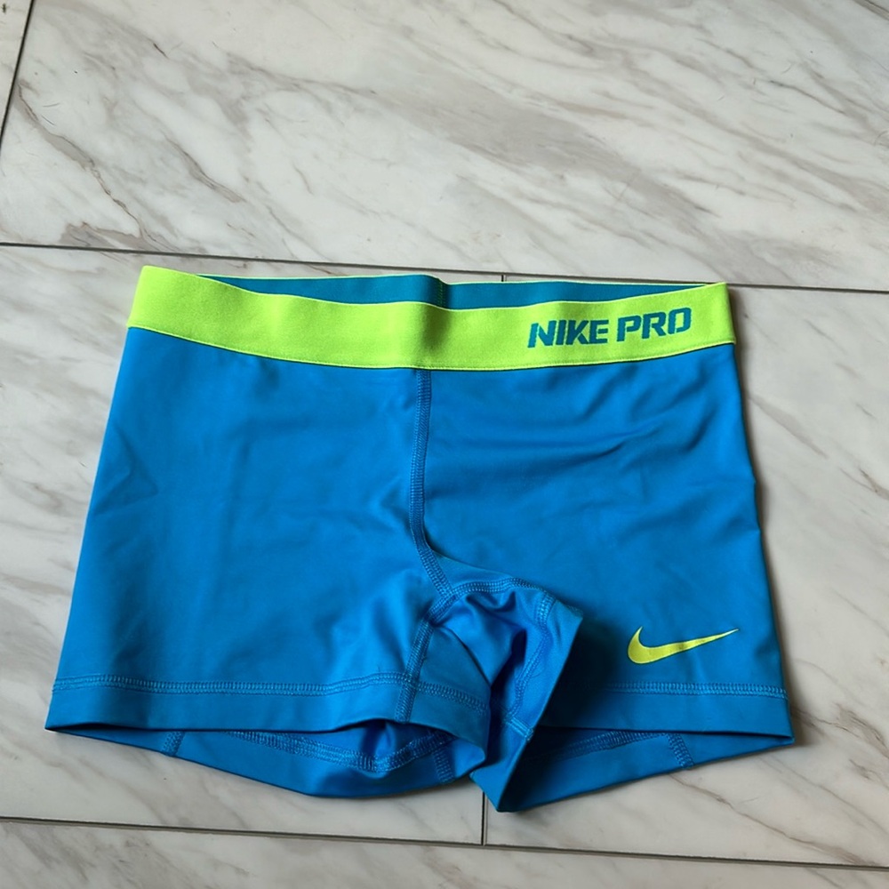 Nike Blue and Yellow Spandex